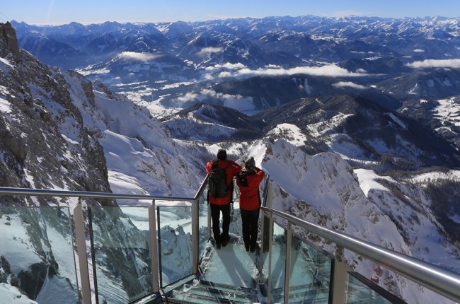 Besuch am Dachsteingletscher